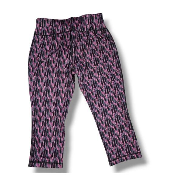 Danskin Women’s Pink Gray Activewear Yoga Capri Leggings – Size XS, Stretch Fit - Picture 5 of 8